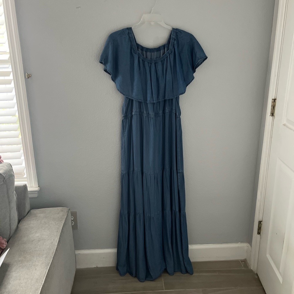 Michael Kors Denim Maxi Dress